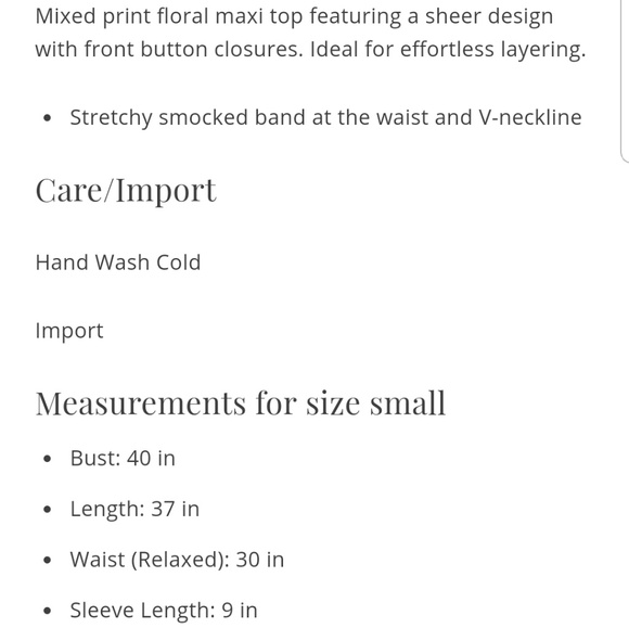 Free People Black Daisy Fields Maxi Top - Picture 8 of 8